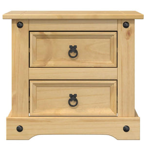 Κομοδίνο Corona 53x39x47 εκ. από Μασίφ Ξύλο Πεύκου - Pakobazaar
