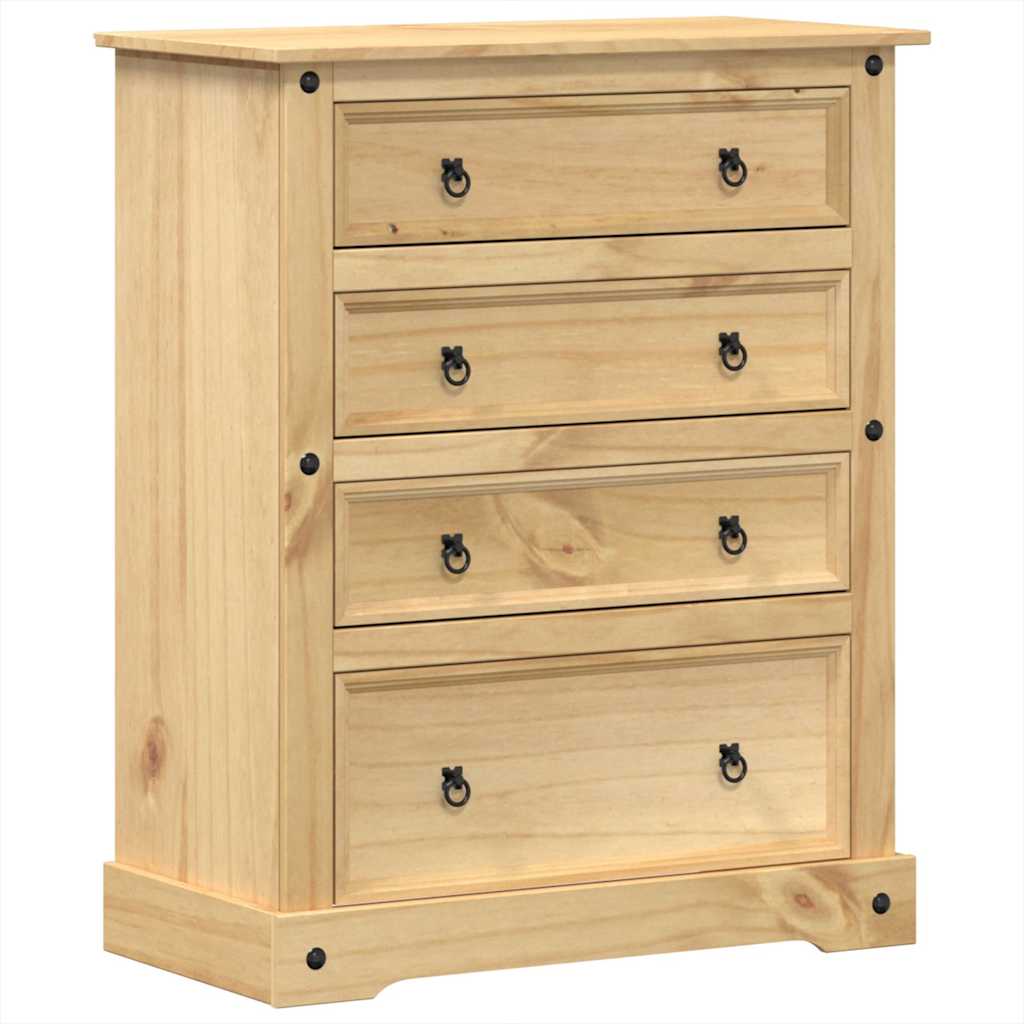 Συρταριέρα Corona 92 x 48 x 114 εκ. από Μασίφ Ξύλο Πεύκου - Pakobazaar