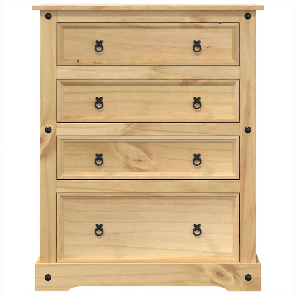 Συρταριέρα Corona 92 x 48 x 114 εκ. από Μασίφ Ξύλο Πεύκου - Pakobazaar