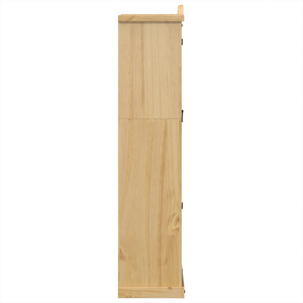Βιτρίνα Corona 99 x 43 x 187 εκ. από Μασίφ Ξύλο Πεύκου