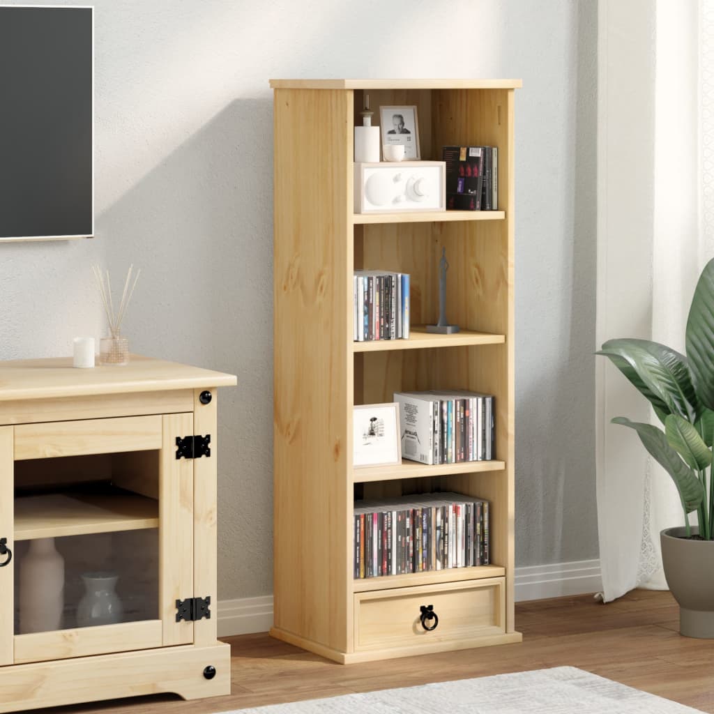Έπιπλο για CD Corona 40x30x110 εκ. από Μασίφ Ξύλο Πεύκου