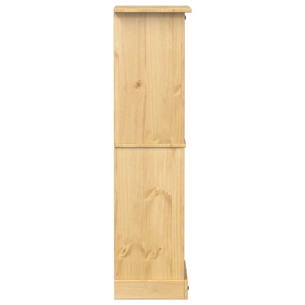Ραφιέρα Κρασιών Corona 56x35x134,5 εκ. από Μασίφ Ξύλο Πεύκου - Pakobazaar