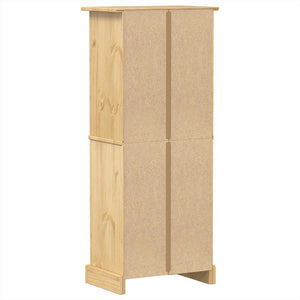 Ραφιέρα Κρασιών Corona 56x35x134,5 εκ. από Μασίφ Ξύλο Πεύκου - Pakobazaar