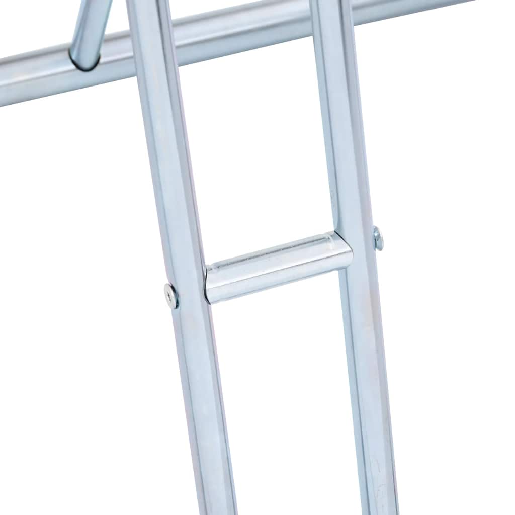 Βάση Ποδηλάτου για 2 Ποδήλατα Επιδαπέδιο Γαλβανισμένο Χάλυβα