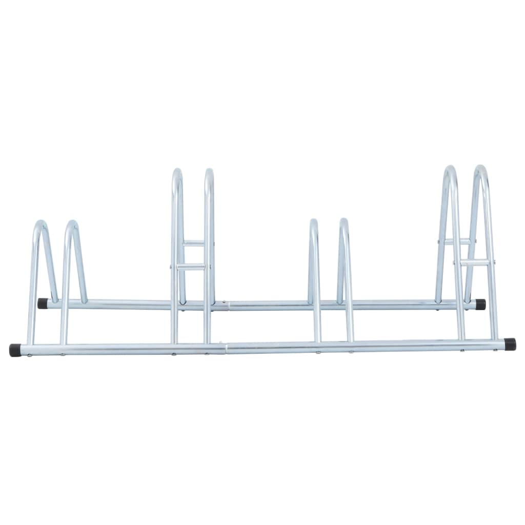 Βάση Ποδηλάτου για 4 Ποδήλατα Επιδαπέδιο Γαλβανισμένο Χάλυβα