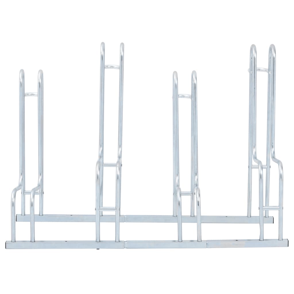 Βάση Ποδηλάτου για 4 Ποδήλατα Επιδαπέδιο Γαλβανισμένο Χάλυβα
