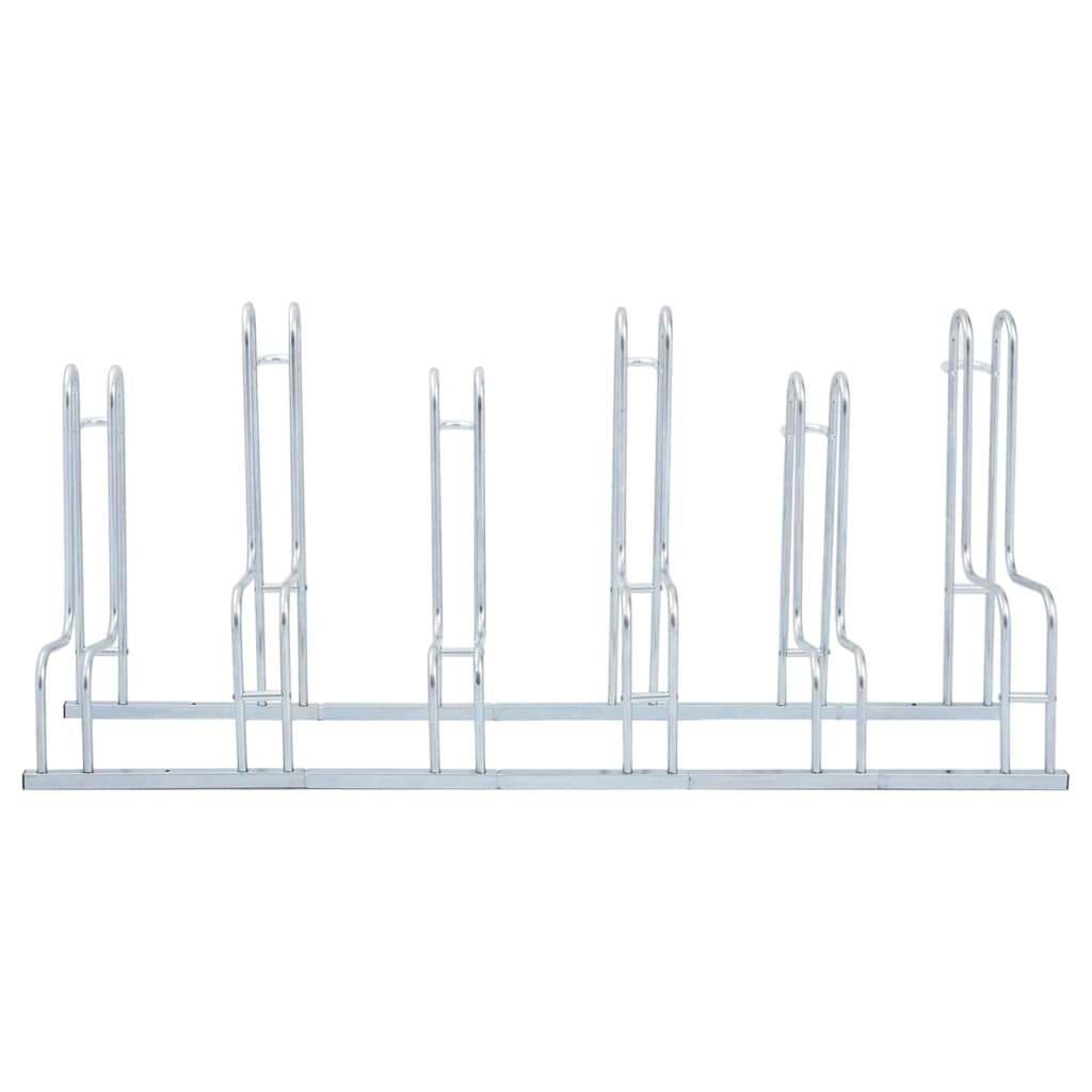 Βάση Ποδηλάτου για 6 Ποδήλατα Επιδαπέδιο Γαλβανισμένο Χάλυβα