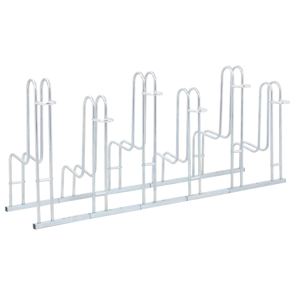 Βάση Ποδηλάτου για 6 Ποδήλατα Επιδαπέδιο Γαλβανισμένο Χάλυβα