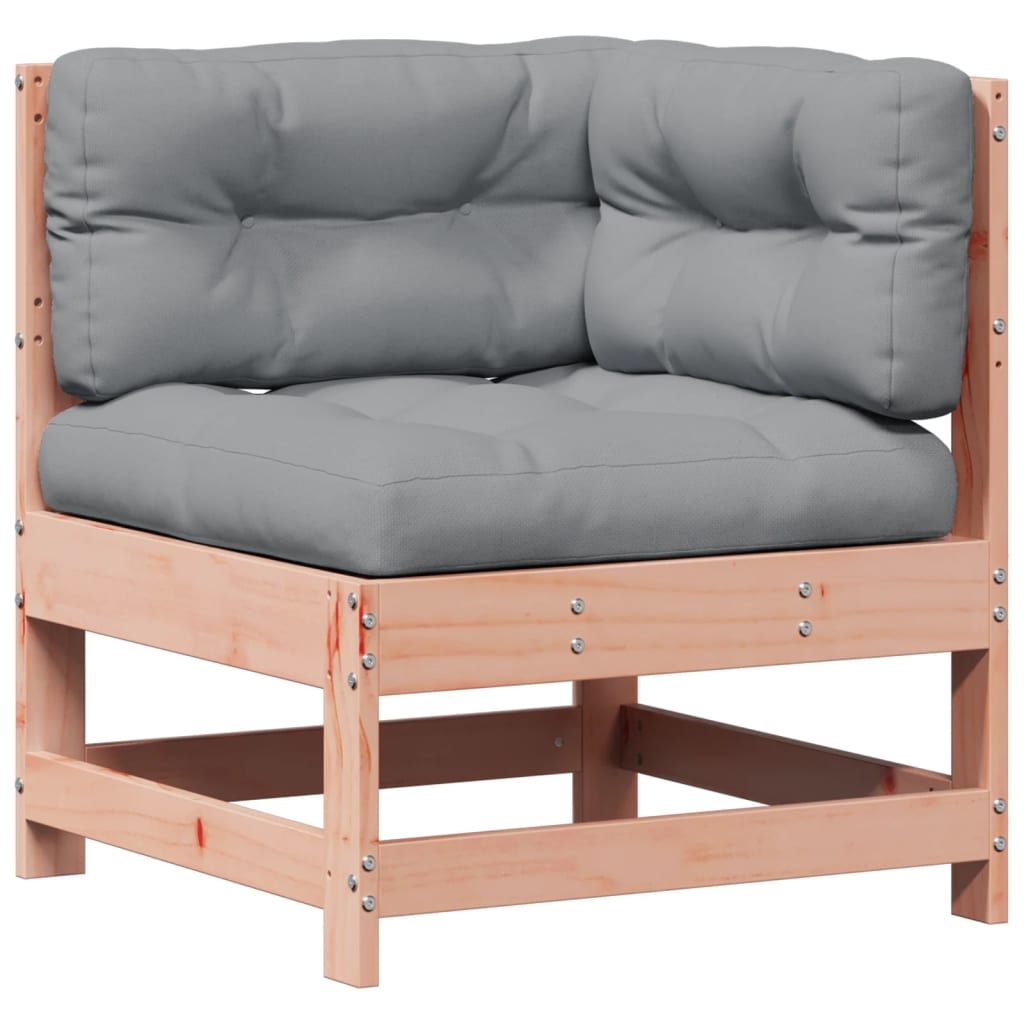 Σαλόνι Κήπου Σετ 7 Τεμαχίων Μασίφ Ψευδοτσούγκας με Μαξιλάρια