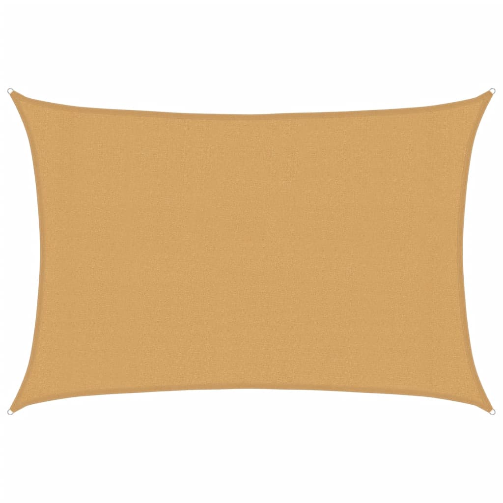 Πανί Σκίασης Ορθογώνιο Άμμου 3x4 μ. HDPE 160 γρ./μ²