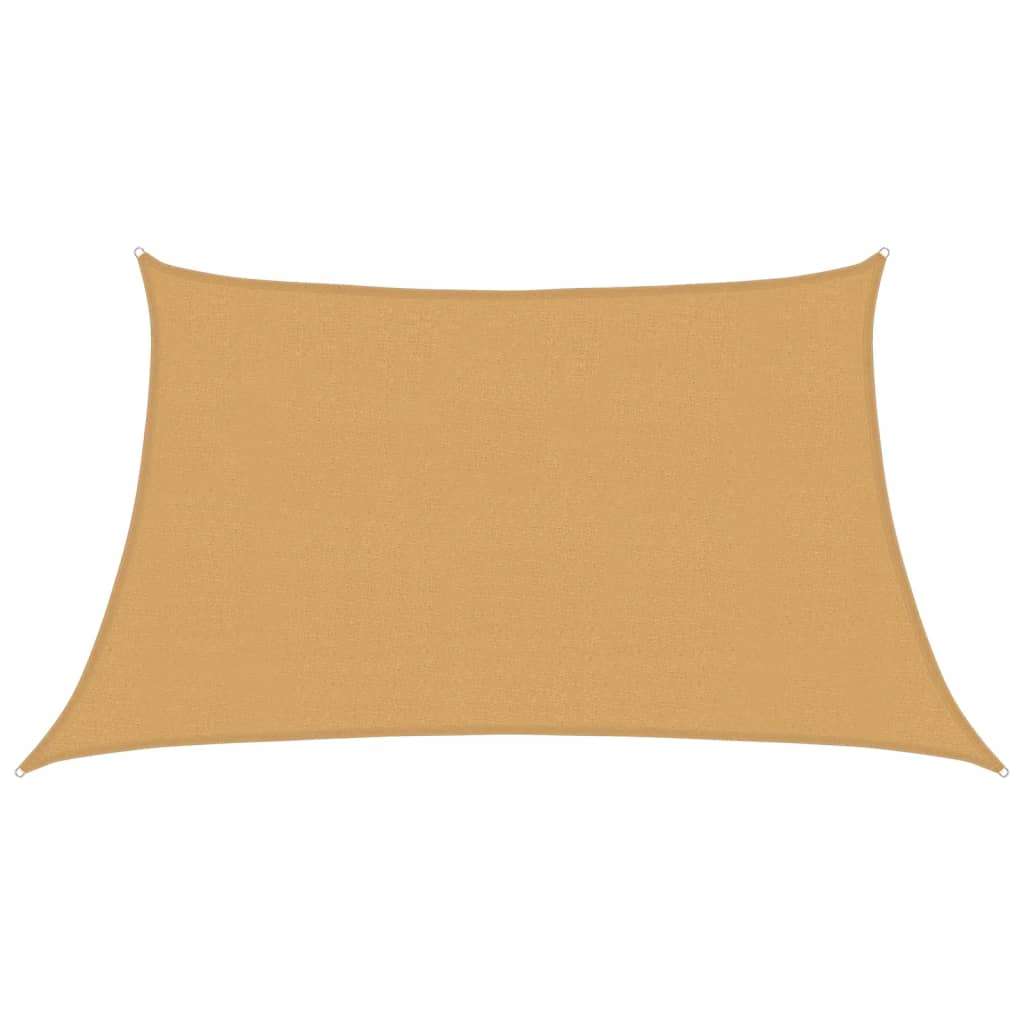 Πανί Σκίασης 160 g/m² Τραπέζιο Άμμος 3/4x2 μ. HDPE - Pakobazaar