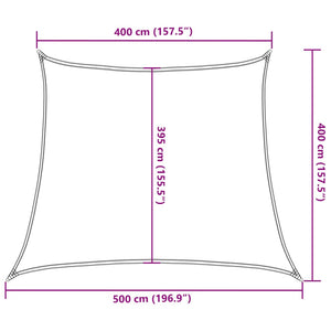 Πανί Σκίασης 160 g/m² Τραπέζιο Άμμος 4/5x4 μ. HDPE - Pakobazaar
