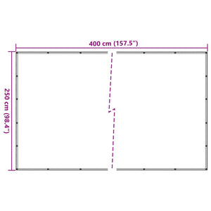 Δίχτυ για Τρέιλερ Πράσινο 2,5x4 μ. από HDPE - Pakobazaar