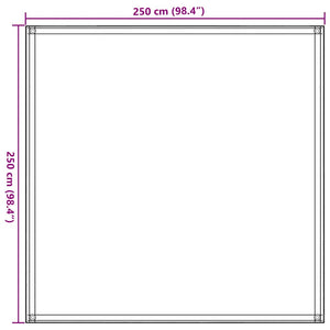 Χαλί Σκηνής Ανοιχτό Πράσινο 250 x 250 εκ. από HDPE - Pakobazaar