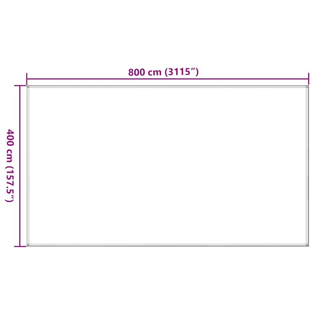 Χαλί Σκηνής Άμμος 400x800 εκ. HDPE - Pakobazaar