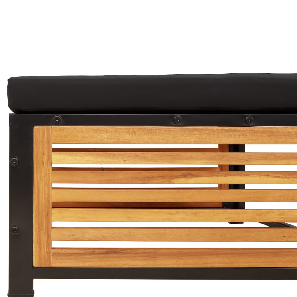 Σαλόνι Κήπου Σετ 7 Τεμαχίων από Μασίφ Ξύλο Ακακίας με Μαξιλάρια - Pakobazaar