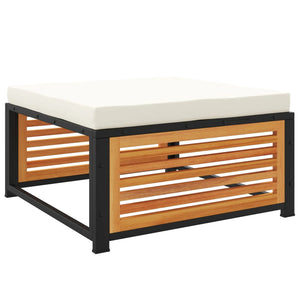 Σαλόνι Κήπου Σετ 11 Τεμαχίων Μασίφ Ξύλο Ακακίας με Μαξιλάρια