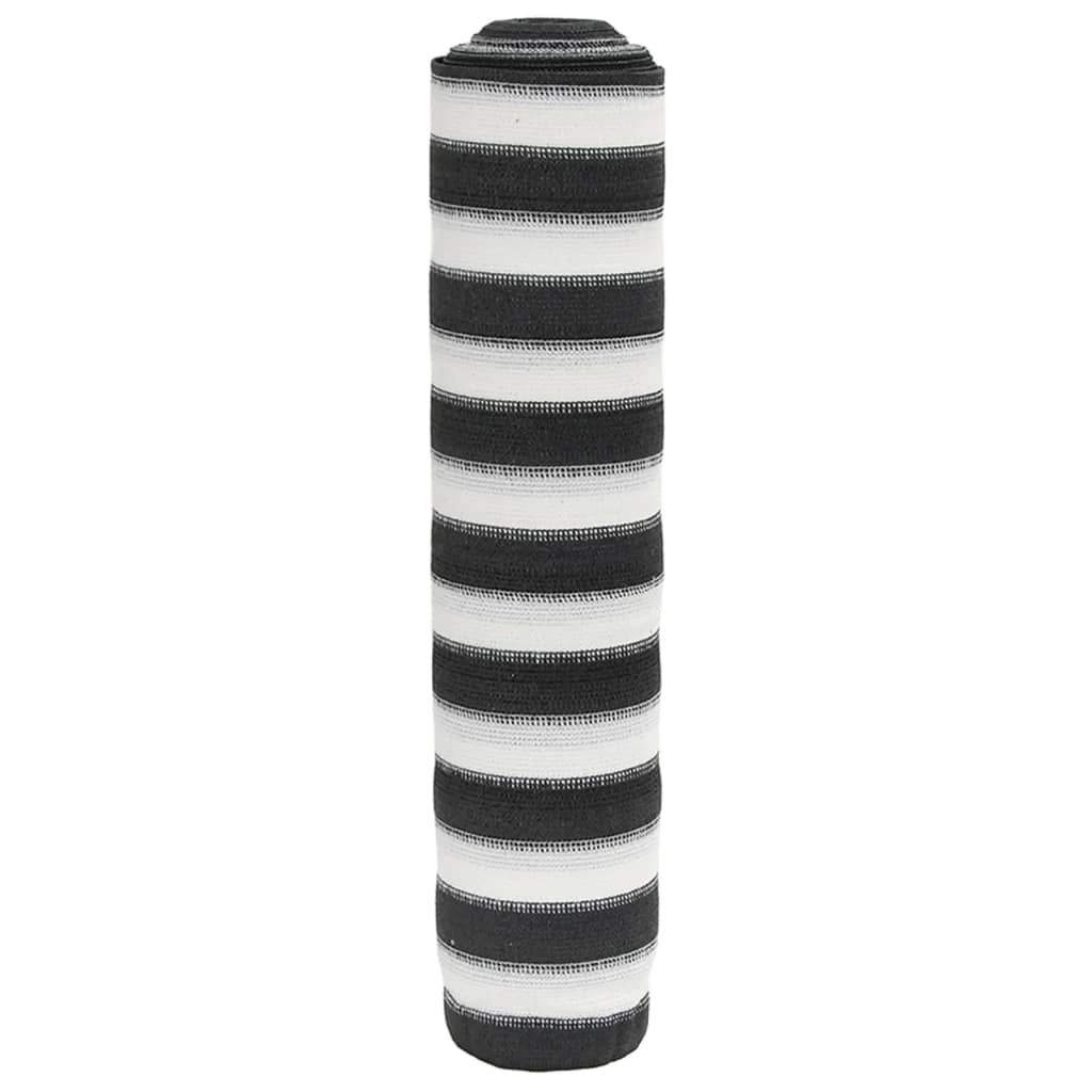 Δίχτυ Σκίασης Ανθρακί/Λευκό 2 x 10 μ. από HDPE 75 γρ./μ²