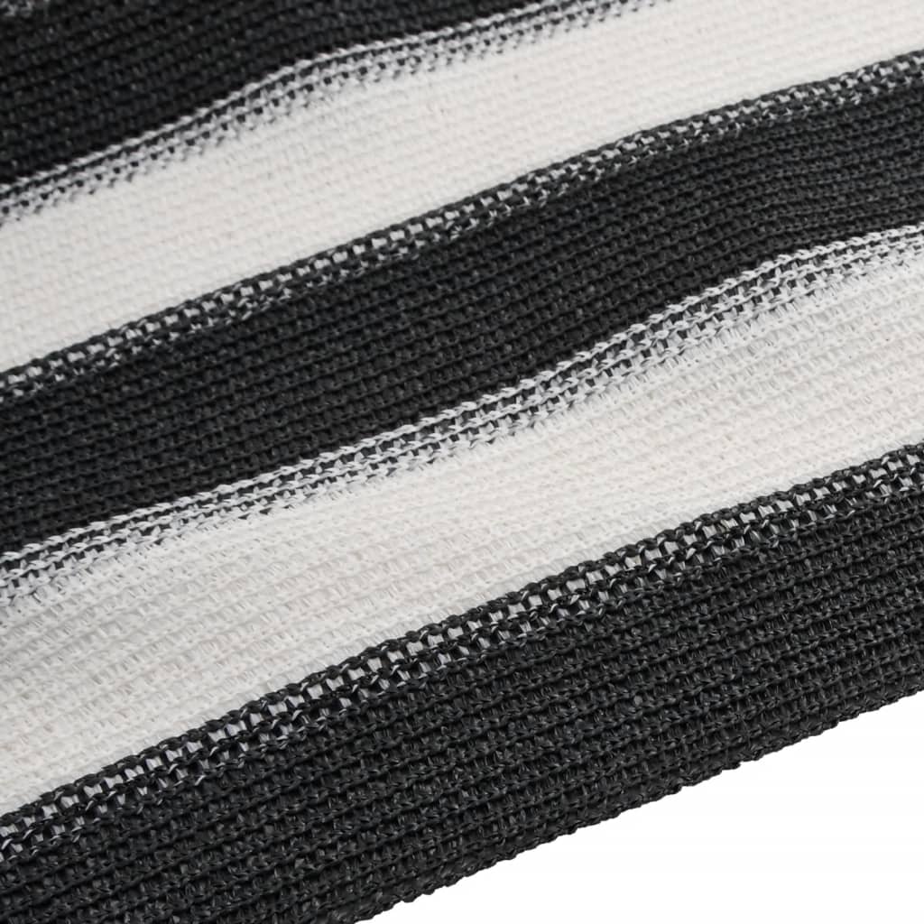 Δίχτυ Σκίασης Ανθρακί/Λευκό 2 x 10 μ. από HDPE 75 γρ./μ²