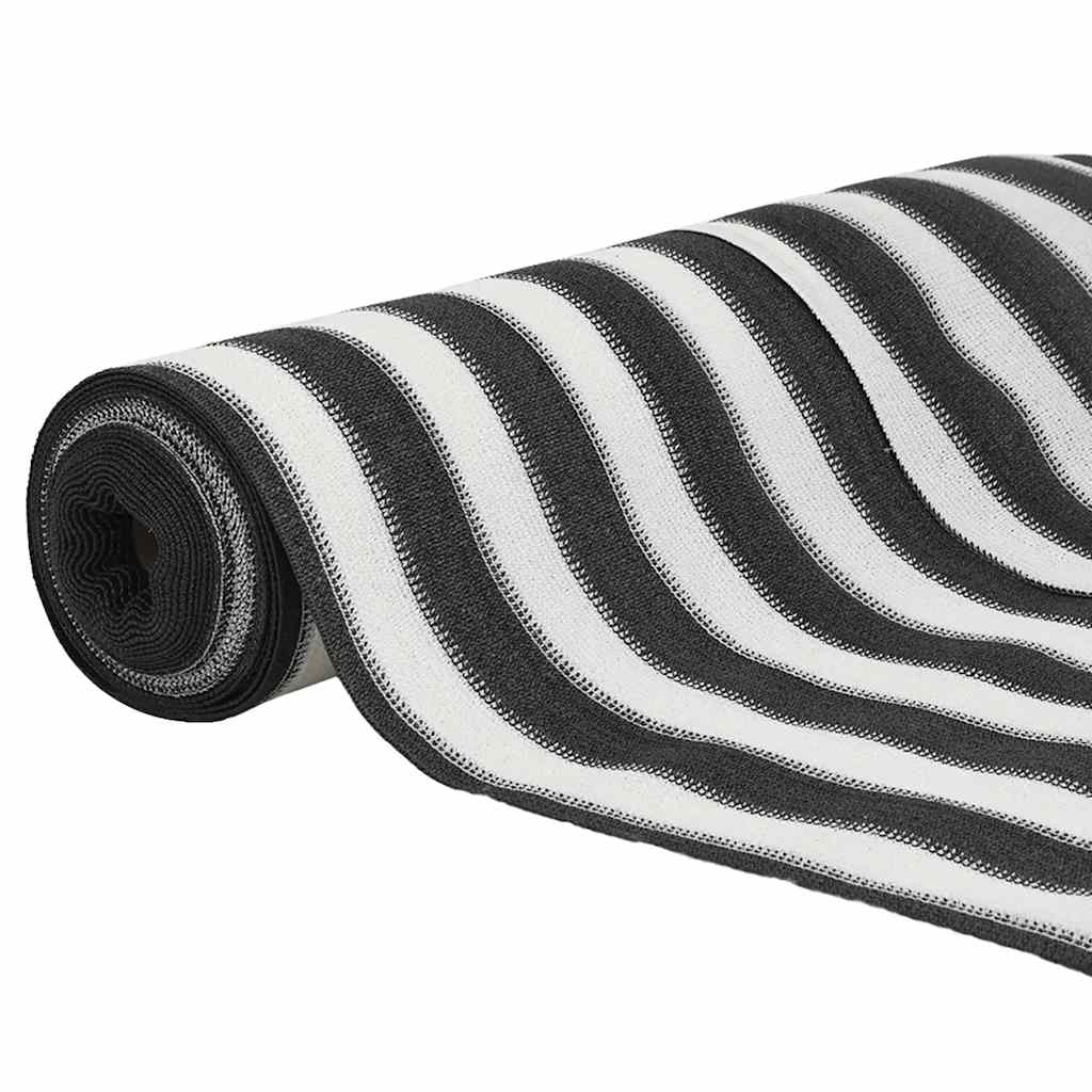 Δίχτυ Σκίασης Ανθρακί/Λευκό 2 x 25 μ. από HDPE 150 γρ./μ²