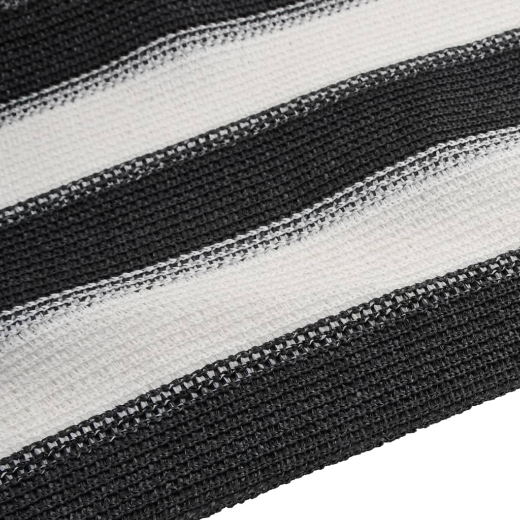 Δίχτυ Σκίασης Ανθρακί/Λευκό 1,5x10 μ. από HDPE 195 γρ./μ²