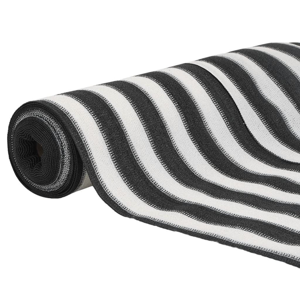 Δίχτυ Σκίασης Ανθρακί/Λευκό 1,5 x 25 μ. από HDPE 195 γρ./μ²