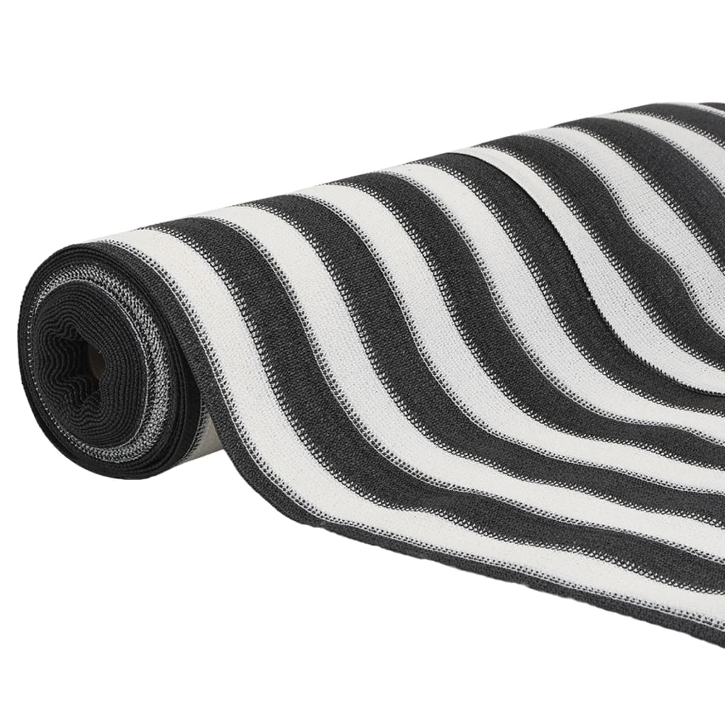 Δίχτυ Σκίασης Ανθρακί/Λευκό 1,5x50 μ. από HDPE 195 γρ./μ²