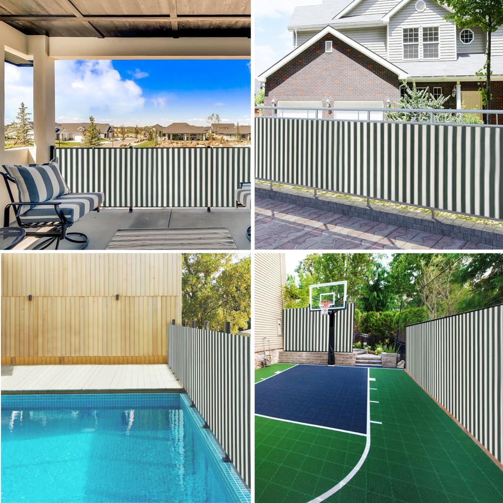 Δίχτυ Σκίασης Πράσινο/Λευκό 1,8x10 μ. από HDPE 195 γρ./μ²