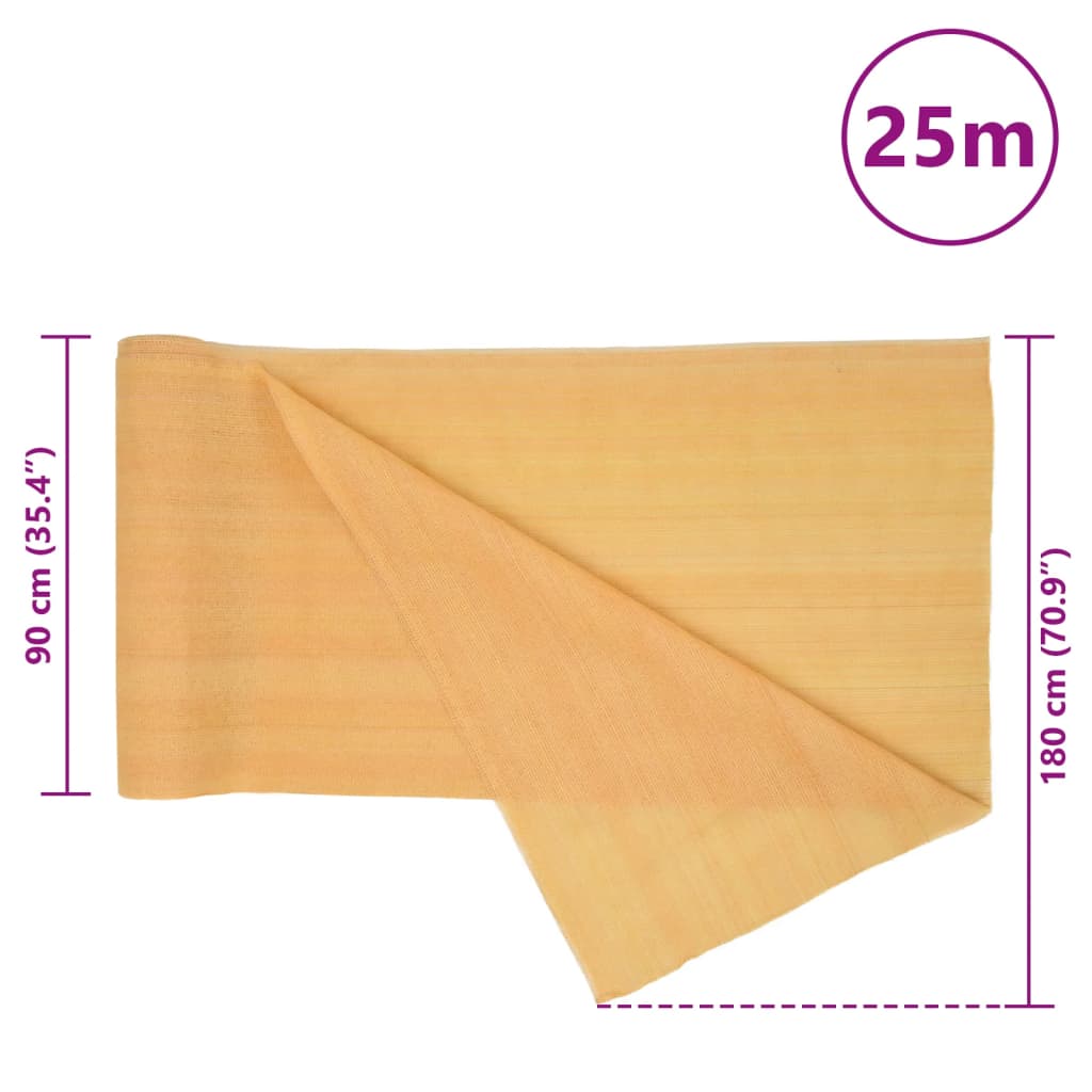Δίχτυ Σκίασης Άμμου 1,8 x 25 μ. από HDPE 150 γρ./μ²