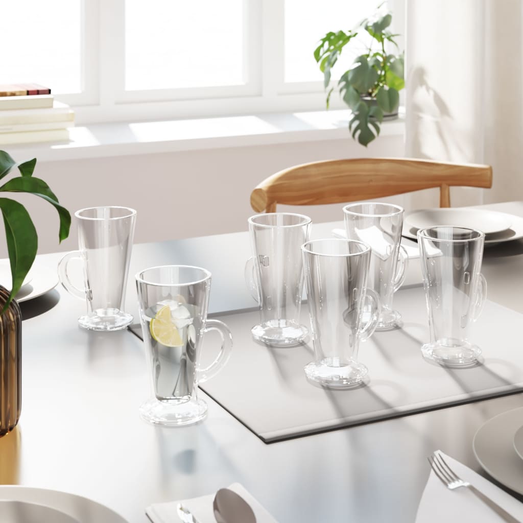 Ποτήρια Λάτε με Λαβή 6 Τεμ. 250 ml