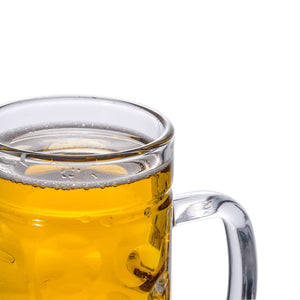 Κούπα Μπίρας με Λαβή Γυάλινη 6 Τεμ. 500 ml