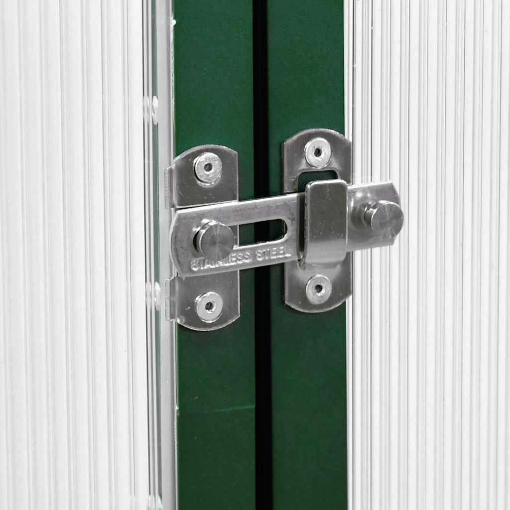 Θερμοκήπιο με Πλαίσιο Βάσης Πράσινο 169x58x202 εκ. Αλουμίνιο