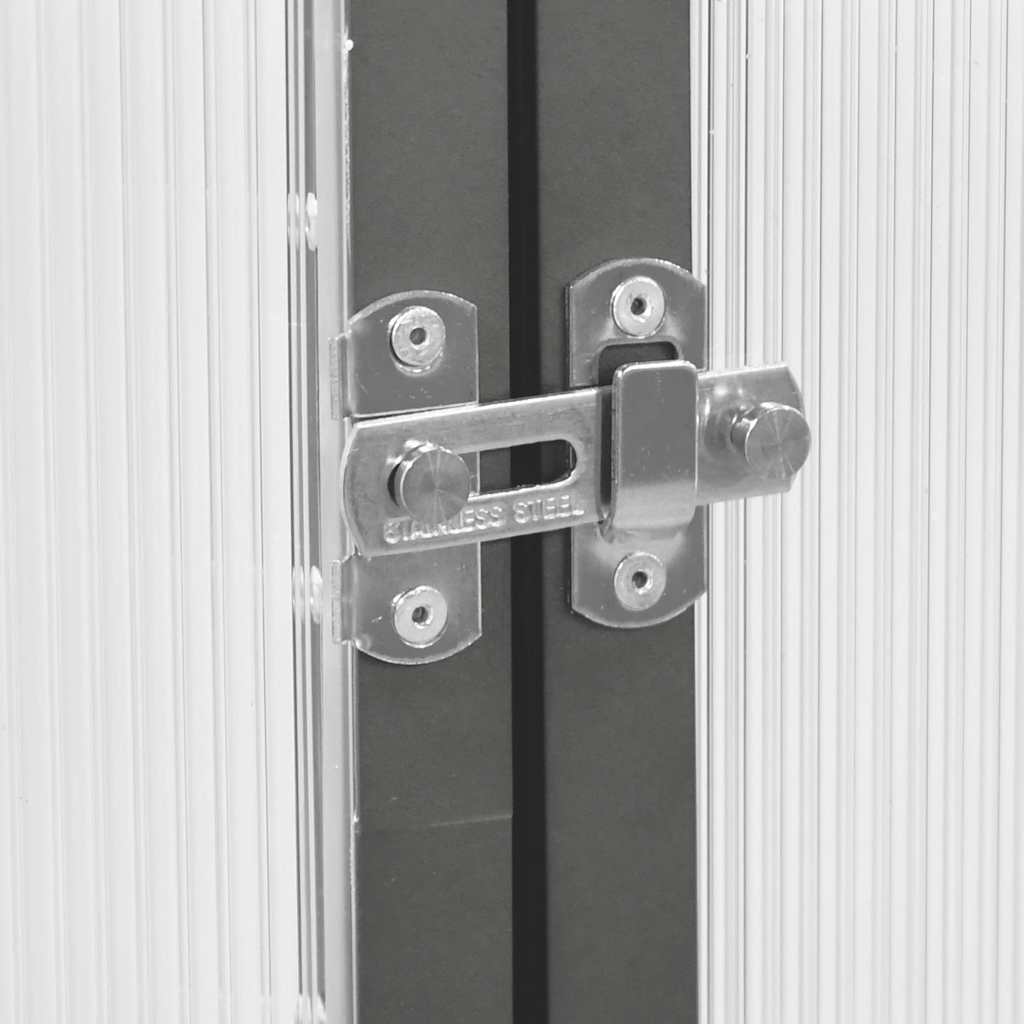 Θερμοκήπιο με Πλαίσιο Βάσης Ανθρακί 169x169x195 εκ. Αλουμίνιο - Pakobazaar