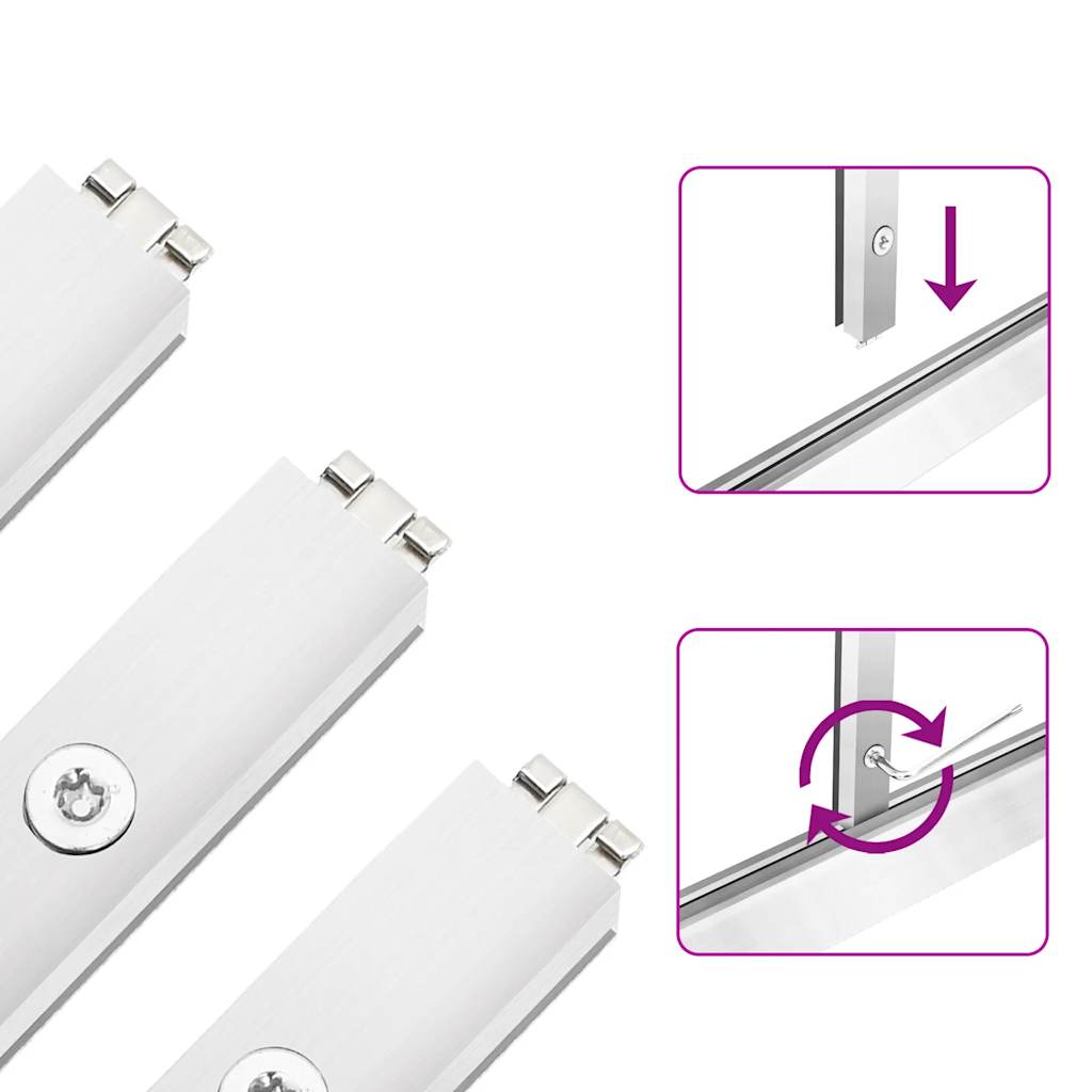 Θερμοκήπιο με Πλαίσιο Βάσης Ασημί 169x169x202 εκ. Αλουμίνιο