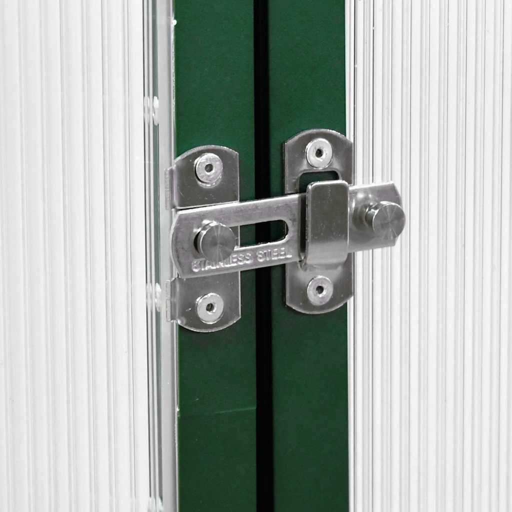 Θερμοκήπιο με Πλαίσιο Βάσης Πράσινο 169x169x202 εκ. Αλουμίνιο