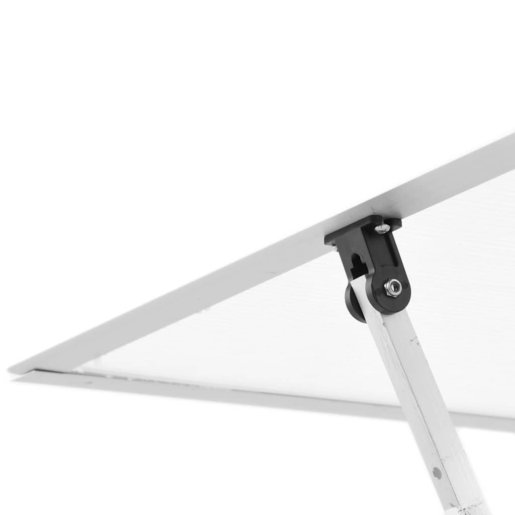 Θερμοκήπιο με Πλαίσιο Βάσης Ασημί 224x169x195 εκ. Αλουμίνιο