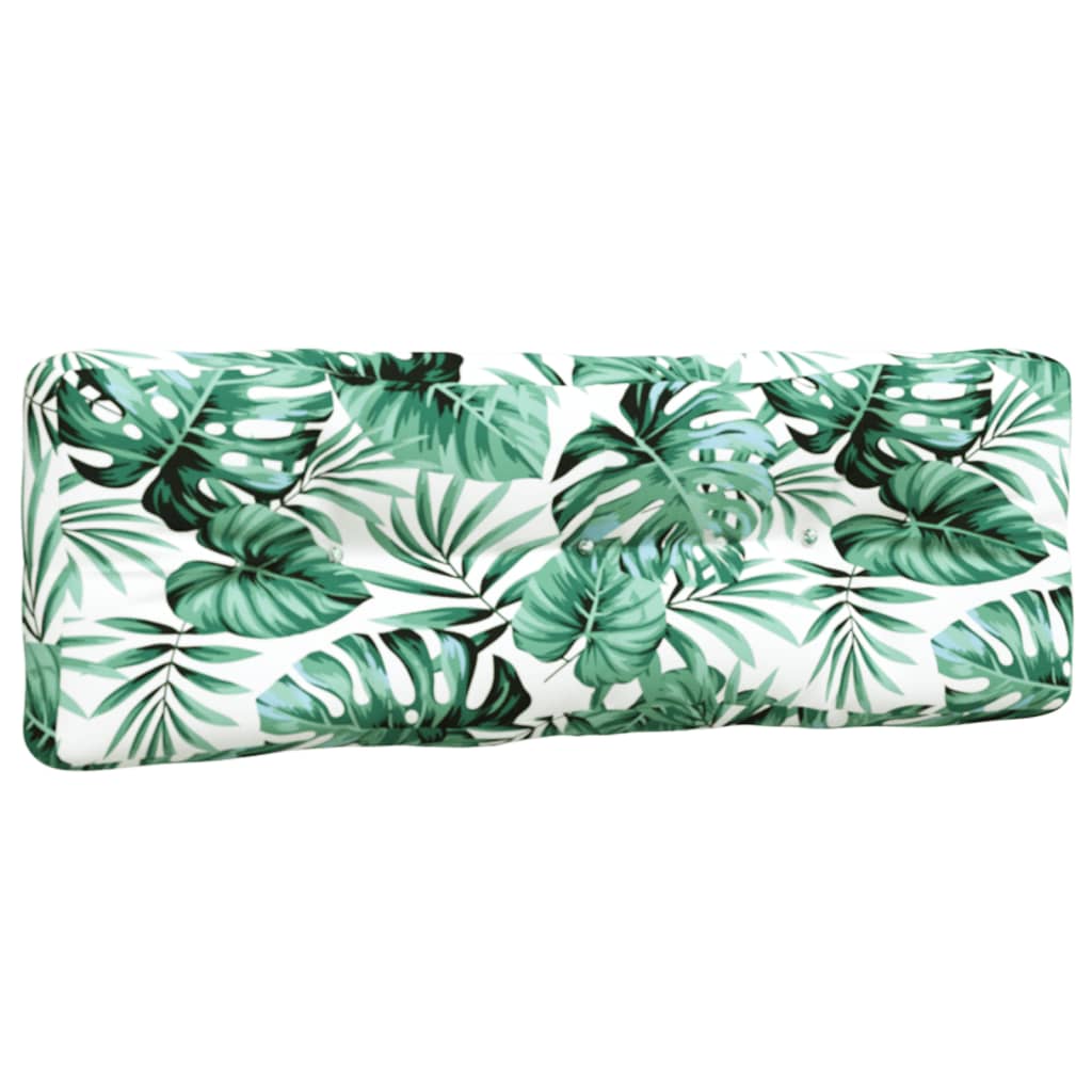 Μαξιλάρια Παλέτας 3 τεμ. Σχέδιο Φύλλων Υφασμάτινα - Pakobazaar