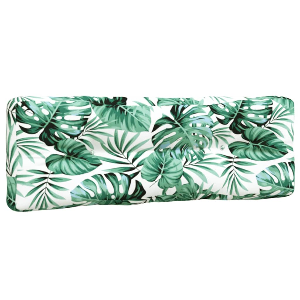 Μαξιλάρια Παλέτας 7 τεμ. Σχέδιο Φύλλων Υφασμάτινα - Pakobazaar