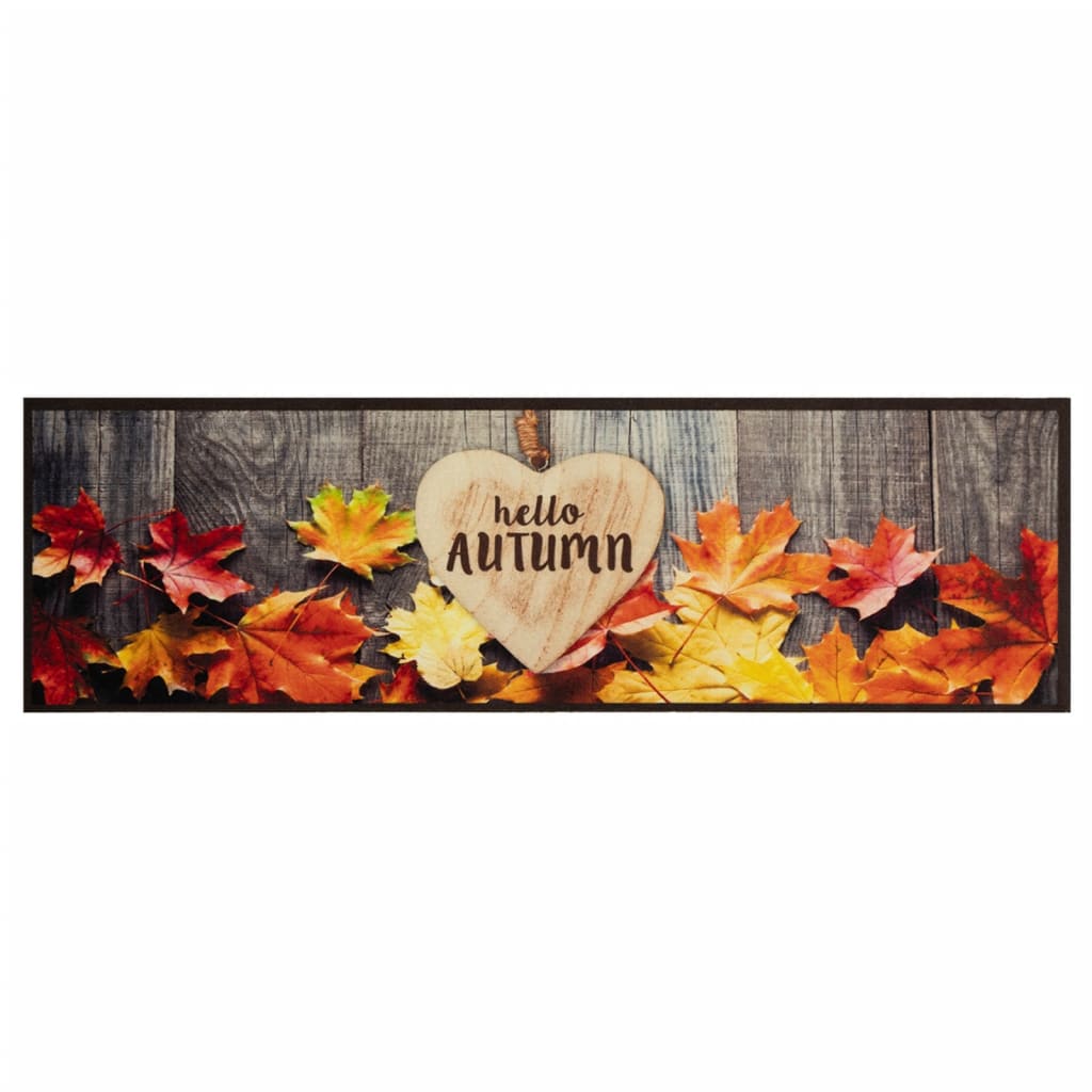 Χαλί Κουζίνας Πλενόμενο Σχέδιο Autumn 45 x 150 εκ. Βελούδινο - Pakobazaar