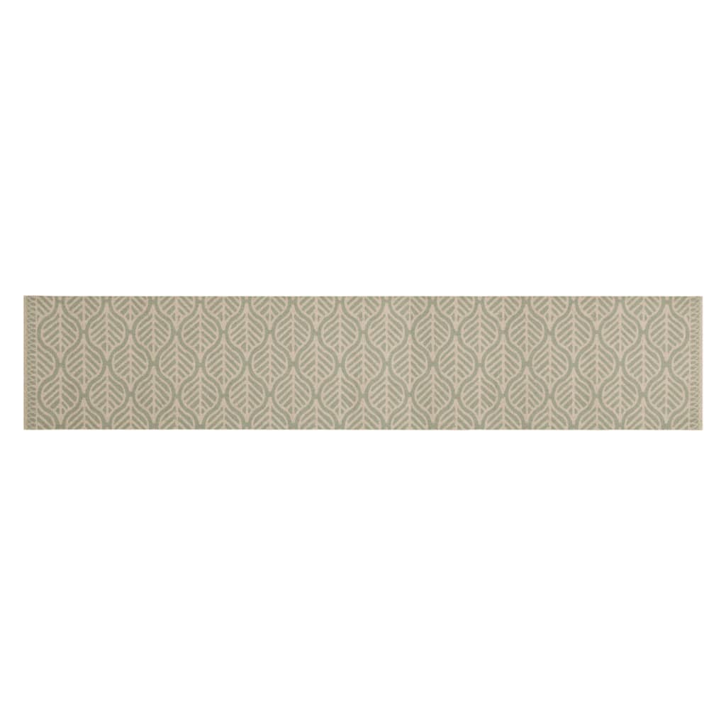 Χαλί Κουζίνας Πλενόμενο Σχέδιο Φύλλα 60 x 300 εκ. Βελούδινο