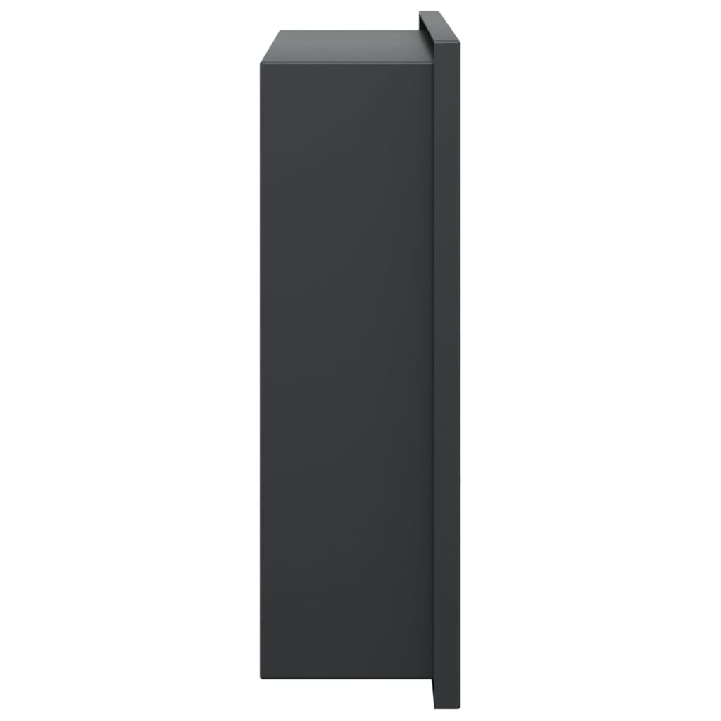 Εσοχή Ντους Βουρστ. Μαύρο Ματ 32x32x9 εκ. Αν. Ατσάλι - Pakobazaar