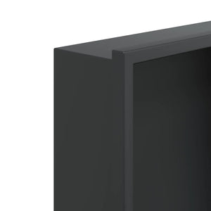 Εσοχή Ντους Βουρστ. Μαύρο Ματ 32x32x9 εκ. Αν. Ατσάλι - Pakobazaar