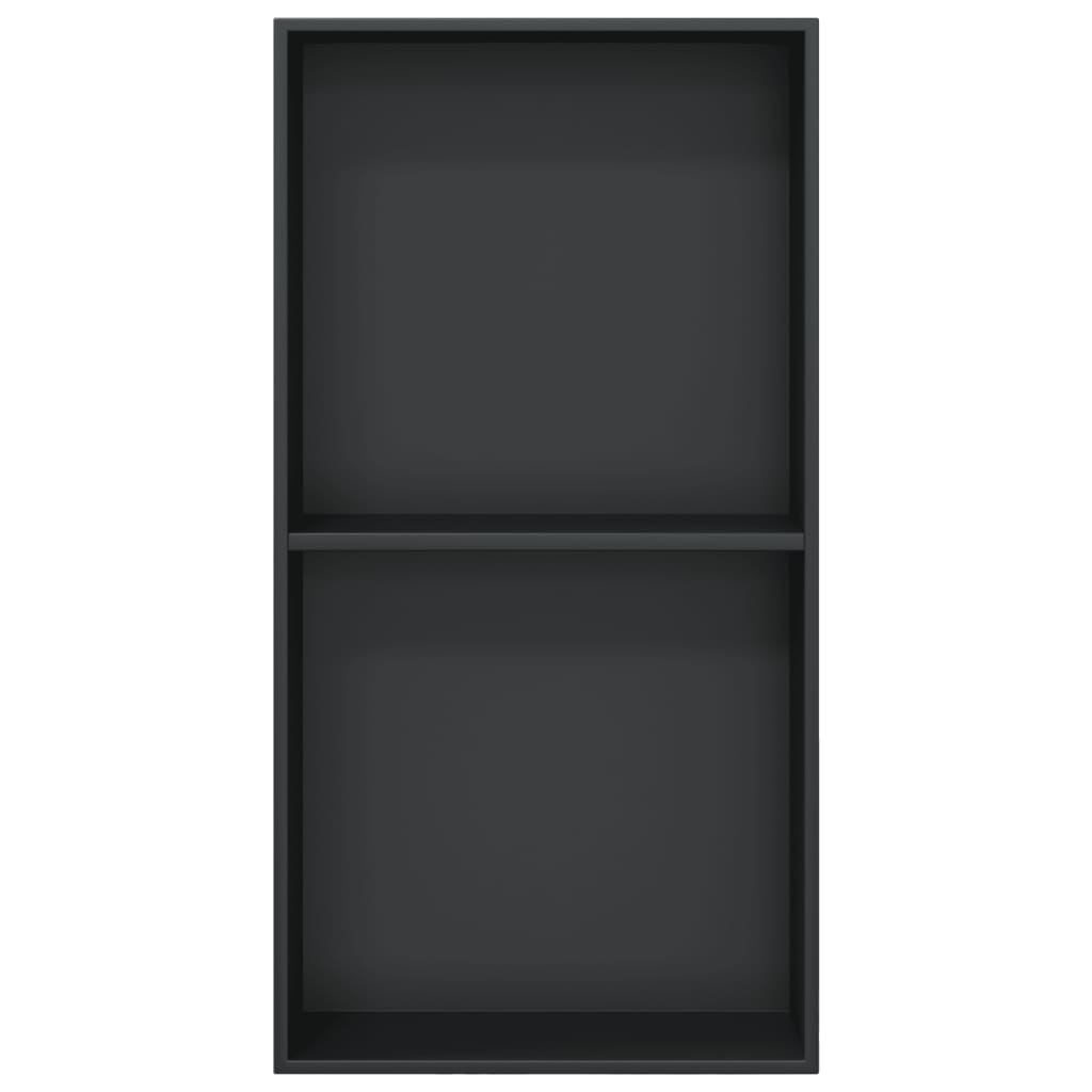 Εσοχή Ντους Βουρστ. Μαύρο Ματ 32x62x9 εκ. Αν. Ατσάλι - Pakobazaar