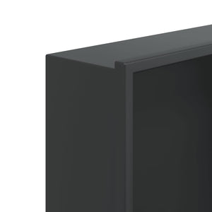 Εσοχή Ντους Βουρστ. Μαύρο Ματ 32x62x9 εκ. Αν. Ατσάλι - Pakobazaar