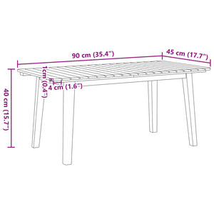 Καρέκλα Κήπου 5 τμχ. Καφέ Στερεό Ξύλο Ακακίας - Pakobazaar