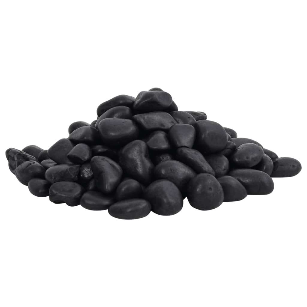 Βότσαλα Γυαλισμένα Μαύρα 25 κ. 2-5 εκ. - Pakobazaar