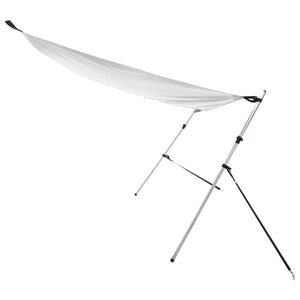 Επέκταση Σκιάστρου Σχήμα Τ Λευκή 174x205x(115-194) εκ.