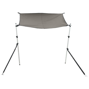 Επέκταση Σκιάστρου Σχήμα Τ Ανθρακί 174x205x(115-194) εκ.