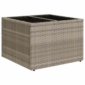 Σαλόνι Κήπου Σετ 5 Τεμαχίων Γκρι Συνθετικό Ρατάν με Μαξιλάρια