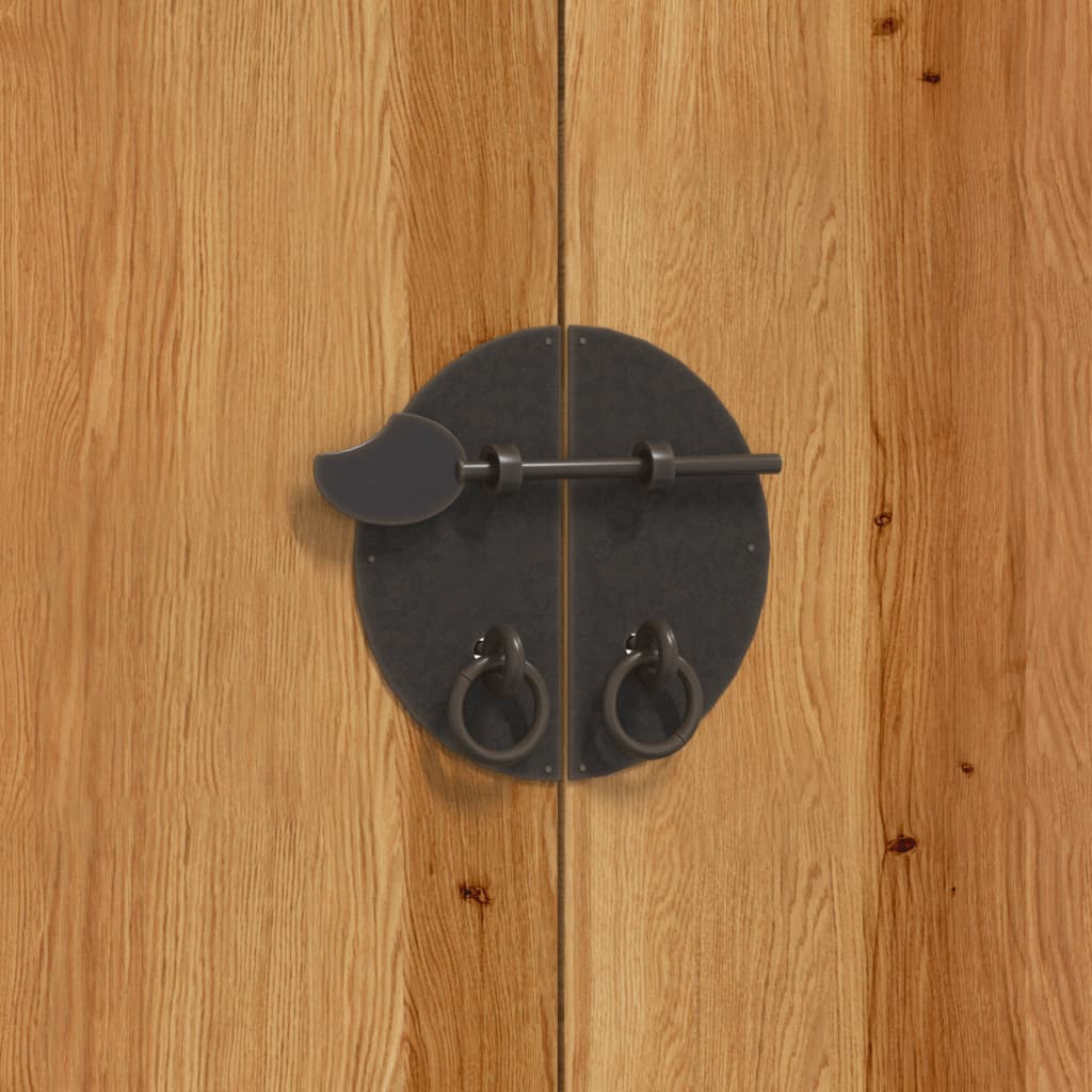 Έπιπλα Μπάνιου Σετ 2 Τεμαχίων από Μασίφ Ξύλο Πεύκου